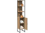 Syfax™ Mobile Da Bagno Con Porta Rovere Artigianale 33 X 33 X 185,5 Cm