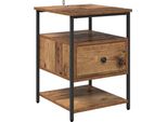 Syfax™ Armadio Da Notte Con Cassetto Legno Vecchio 40 X 42 X 56 Cm