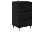 Syfax™ Credenza Rovere Nero 35 X 40 X 70 Cm Legno Multistrato