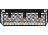 Lampada A Sospensione Moderna Loft Horus Plus 2912/Z-B-3 Nera Con 3 Sorgenti Luminose E Classificazione Ip 20