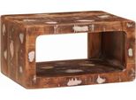 Syfax™ Comodino Marrone 45 X 30 X 24 Cm Legno Recuperato Massello