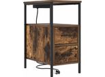 Syfax™ Armadio Da Notte Rovere Fumé 30 X 48 X 61 Cm Legno Multistrato