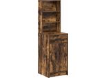 Syfax™ Credenza Rovere Fumé 40 X 40,5 X 135 Cm Legno Multistrato