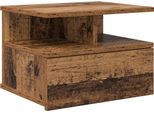 Syfax™ Comodino Flottante Con Cassetto Legno Vecchio 40 X 31 X 28 Cm