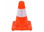 Dissuasore Di Traffico Morbido Riflettente Pvc Pesante 30 Cm