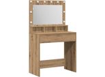 Syfax™ Tavolo Da Trucco Rovere Artigianale 75,5 X 41 X 135 Cm