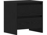 Syfax™ Armadio Da Notte Con Cassetto Rovere Nero 45 X 34 X 44,5 Cm