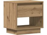 Syfax™ Comodino Rovere Artigianale 45 X 34 X 44 Cm Legno Multistrato