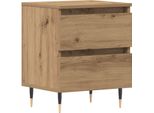 Syfax™ Armadio Da Notte Rovere Artigianale 40 X 35 X 50 Cm