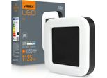 Lampada Da Parete Quadrata Nera Per Esterni, 15W IP65, Vika Videx