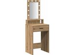 Syfax™ Tavolo Da Trucco Marrone 50 X 41 X 140 Cm Legno Multistrato