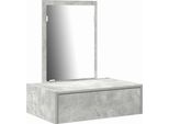 Syfax™ Tavolo Da Trucco Grigio 60 X 40 X 70 Cm Legno Multistrato