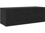 Syfax™ Mobiletto A Muro Rovere Nero 100 X 36,5 X 35 Cm