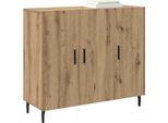 Syfax™ Credenza Rovere Artigianale 90 X 34 X 80 Cm Legno Multistrato