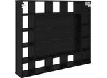 Syfax™ Mobiletto Per Specchio Rovere Nero 91 X 15 X 76,5 Cm