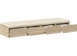 Syfax™ Cassetti Per Letto Rovere Sonoma 120 X 36,5 X 16,5 Cm
