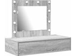 Syfax™ Tavolo Da Trucco Grigio 83 X 40 X 70 Cm Legno Multistrato