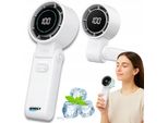 Ventilatore Da Tavolo, Ventilatore Manuale, Pieghevole, Senza Fili, Potente, Usb