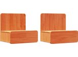 Syfax™ Comodino Con Cassetto 2 Pcs Marrone Cerato 44 X 32,5 X 40 Cm