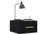 Syfax™ Armadio Da Notte 2 Pcs Rovere Nero 35 X 35 X 20 Cm
