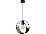 Lampada A Sospensione Moderna Loft Hydra 2750/Z-B-1 Nero Led Regolabile In Altezza Metallo Ip 20 E27