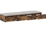 Syfax™ Cassetti Per Letto Rovere Fumé 120 X 36,5 X 16,5 Cm