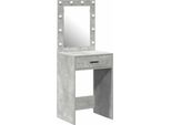 Syfax™ Tavolo Da Trucco Con Cassetto Grigio Cemento 50 X 41 X 135 Cm