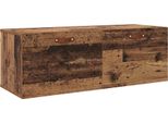 Syfax™ Mobiletto A Muro Legno Vecchio 100 X 36,5 X 35 Cm