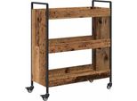 Syfax™ Carrello Da Cucina Legno Vecchio 70 X 30 X 82 Cm