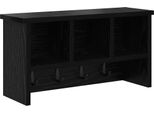 Syfax™ Appendiabiti A Muro Con Lo Scaffale Rovere Nero 50 X 16 X 26 Cm