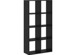 Syfax™ Armadio Per Libri Rovere Nero 69,5 X 29 X 137,5 Cm