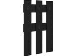 Syfax™ Appendiabiti A Muro Rovere Nero 65 X 3 X 100 Cm