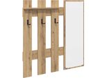 Syfax™ Appendiabiti A Muro Rovere Artigianale 100 X 10 X 100 Cm