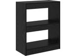 Syfax™ Armadio Per Libri Rovere Nero 60 X 30 X 72 Cm Legno Multistrato