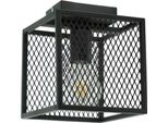 Lampada A Sospensione Moderna Loft Horus Plus 2891/Z-B-1 In Metallo Nero E27 Ip 20