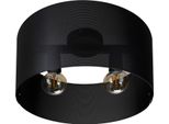 Moderne Plafoniere Nere Loft Plafon Kometa 2925/Z-B-2 Con Attacco E27 E 2 Sorgenti Luminose