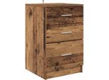 Syfax™ Armadio Da Notte Con Cassetto Legno Vecchio 40 X 40 X 63 Cm