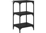 Syfax™ Armadio Per Libri Rovere Nero 40 X 33 X 70,5 Cm