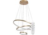 Rabalux Lampada A Sospensione Led Dorata Beliza 600 Mm 90 W Cct Con Telecomando 72349