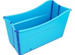 Vasca Da Bagno, Design Pieghevole, Salvaspazio, Blu