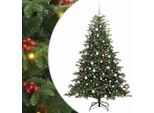 Vidaxl Albero Di Natale Artificiale Con 300 Led Con Supporto Verde 180 Cm