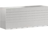 Vidaxl Carrello Portarifiuti Per 3 Contenitori Argento 340 X 77,5 X 115,5 Cm