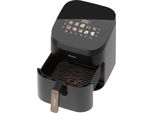 Cecotec Cecofry&Grill Smokin' 6500 Singolo 6,5 L Indipendente 2200 W Friggitrice Ad Aria Calda Nero, Marrone