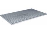 Vidaxl Griglia Argento 100 X 60 X 2 Cm Acciaio Zincato A Caldo