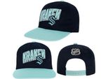 Outerstuff Essentials Cappellino Snapback Nhl Junior Deadstock, Seattle Kraken, Taglia Unica