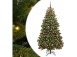 Vidaxl Albero Di Natale Artificiale Verde 180 Cm In Pvc E Metallo
