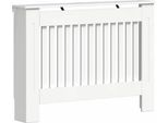 Vidaxl Copriradiatore Bianco Lucido 112 X 19 X 81,5 Cm