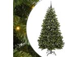 Vidaxl Albero Di Natale Artificiale Verde 210 Cm Pvc E Metallo
