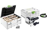 Festool Df 500 Rq-Plus Fresatrice Per Tasselli Domino 420 W 4 - 10 Mm + Assortimento Tasselli + Systainer
