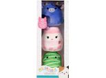 Micromallows Sqmm0193-3Er Pack, Superweiche Mini-Squishmallows, 6,5 Cm PlüSchfiguren (Ingred, Amelie, Daisuke)